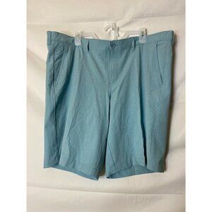 NWT NEW MENS GEORGE KNEE LENGTH SHORTS GREEN/BLUE SIZE WAIST 44 BIG TALL